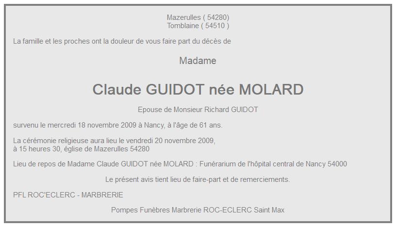Image Annonce nécrologique