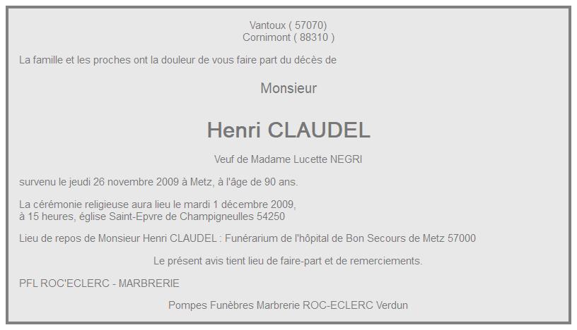 Image Annonce nécrologique