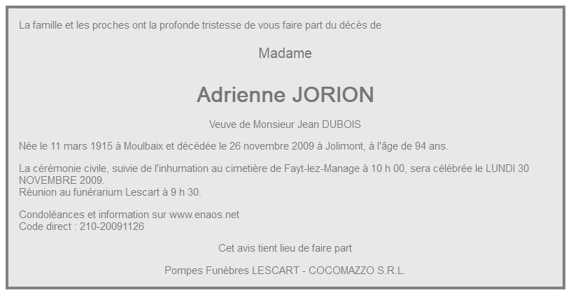 Image Annonce nécrologique