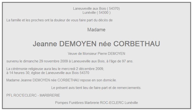 Image Annonce nécrologique