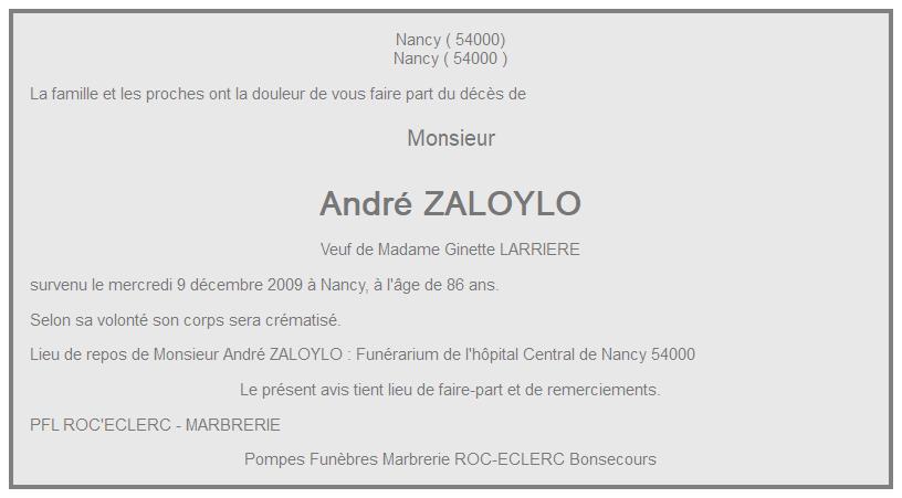 Image Annonce nécrologique