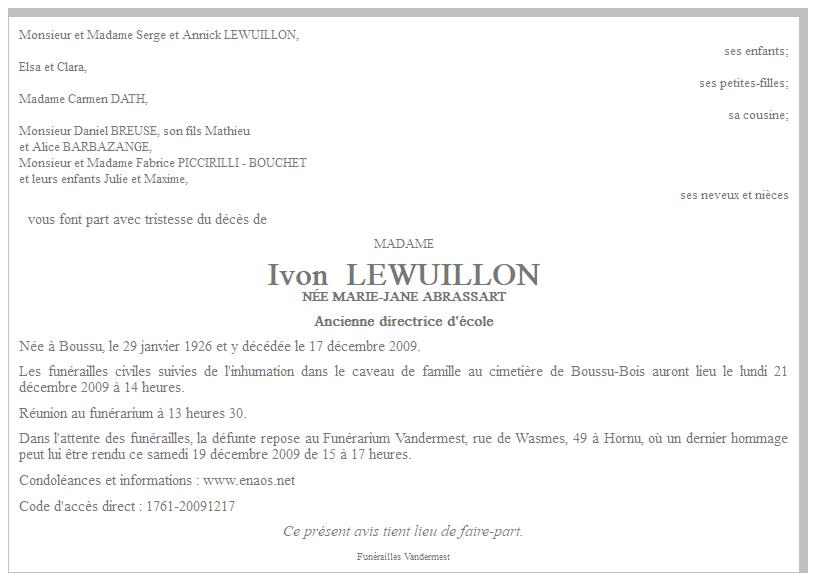Image Annonce nécrologique