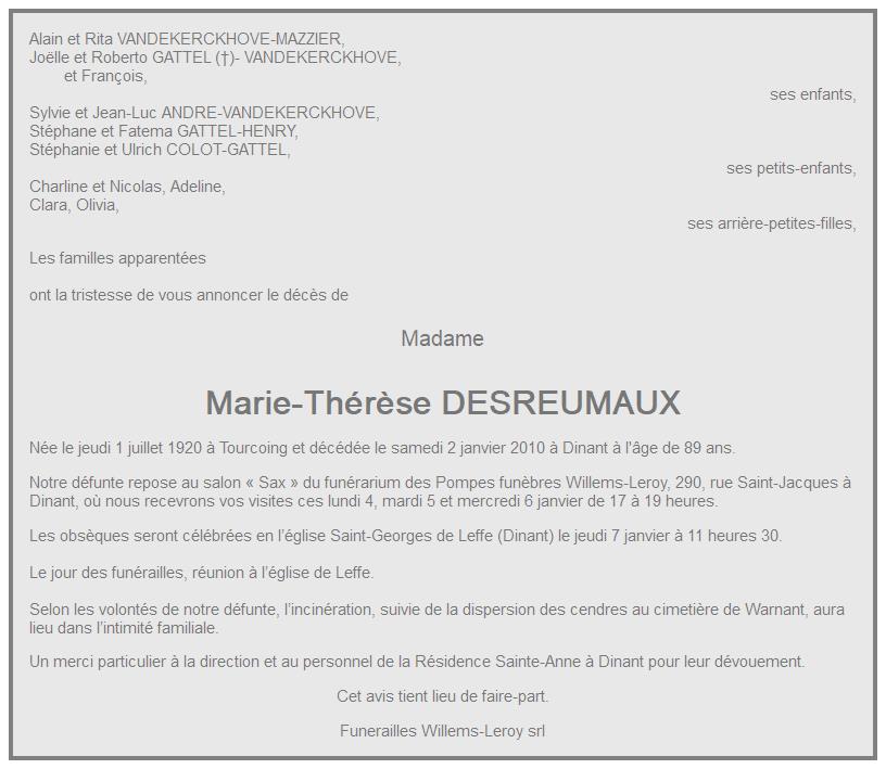 Image Annonce nécrologique