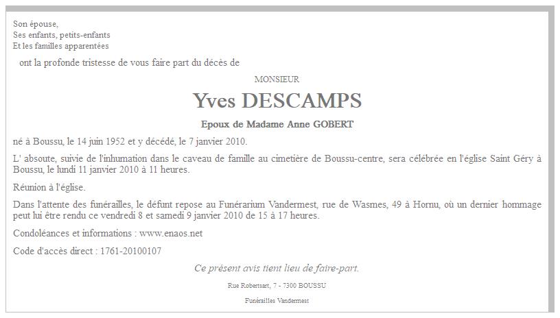 Image Annonce nécrologique