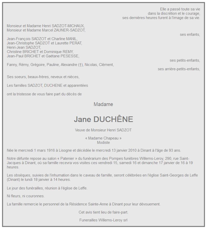 Image Annonce nécrologique