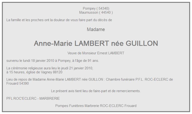 Image Annonce nécrologique