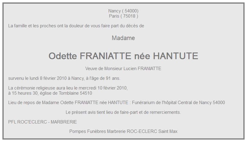 Image Annonce nécrologique