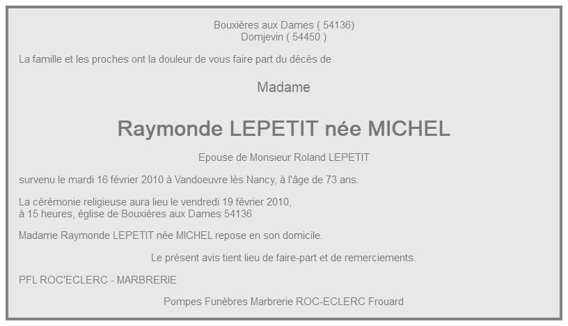 Image Annonce nécrologique