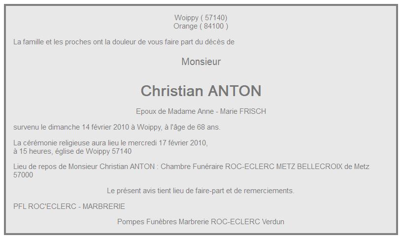 Image Annonce nécrologique