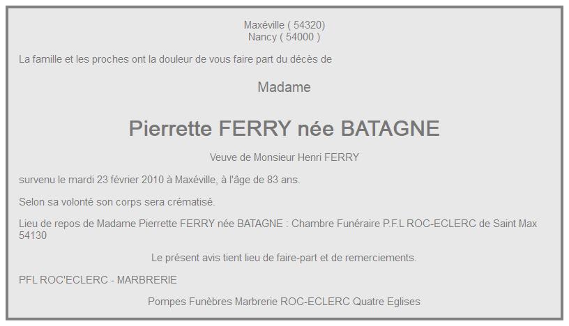 Image Annonce nécrologique