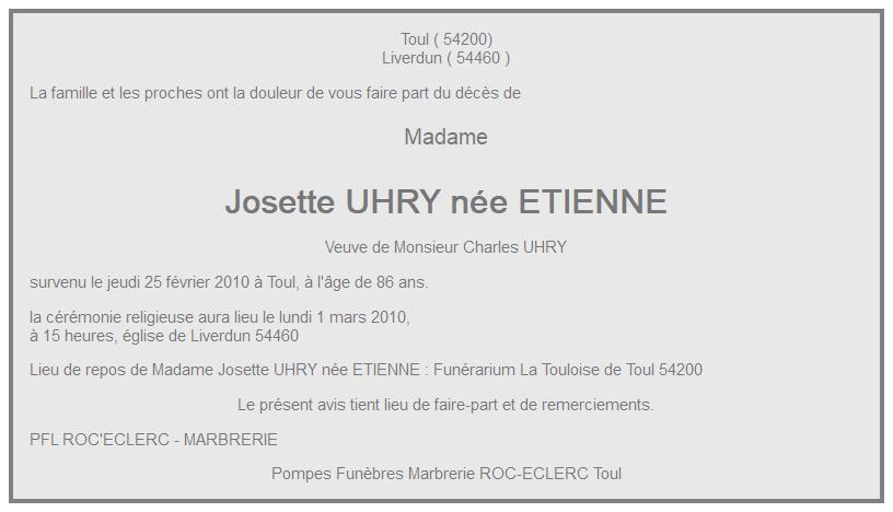 Image Annonce nécrologique