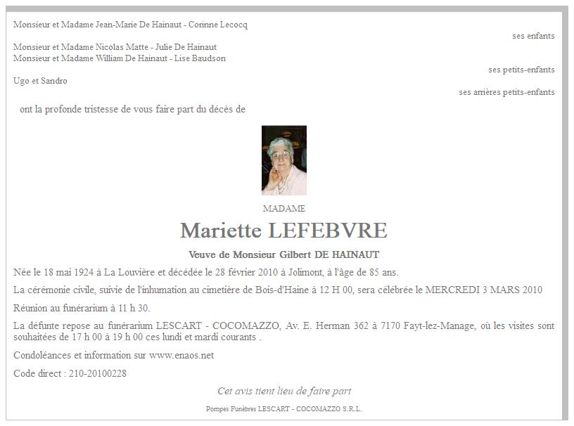 Image Annonce nécrologique