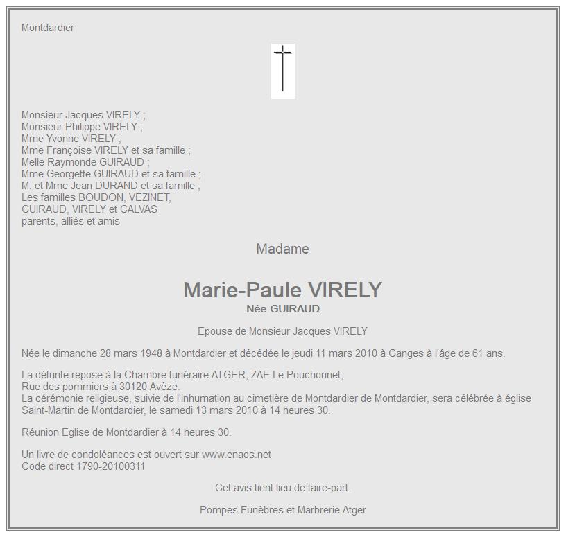 Image Annonce nécrologique