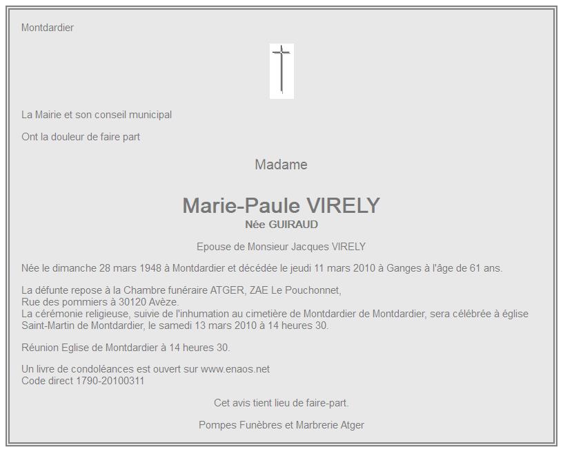 Image Annonce nécrologique