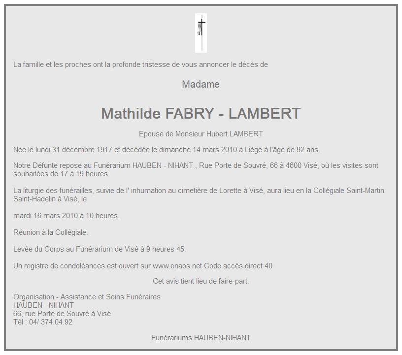 Image Annonce nécrologique