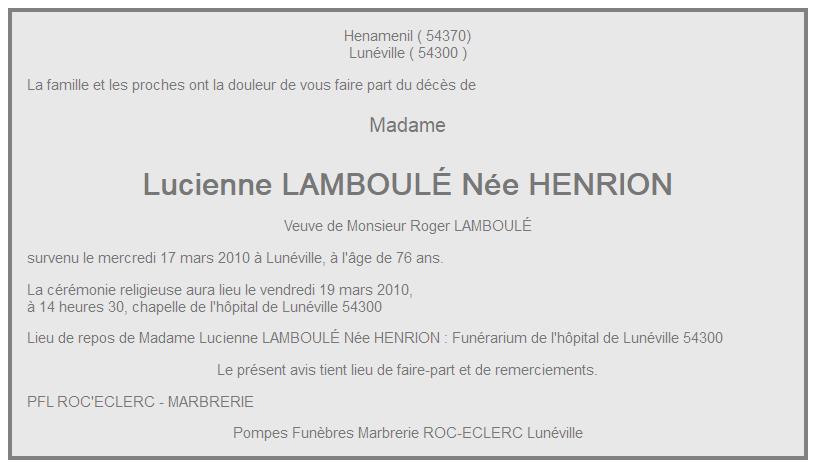 Image Annonce nécrologique