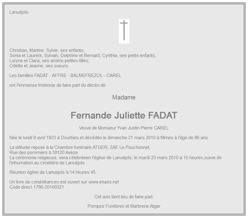 Image Annonce nécrologique