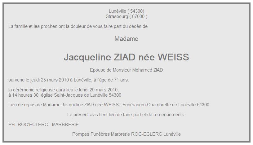 Image Annonce nécrologique
