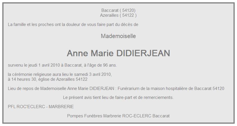 Image Annonce nécrologique