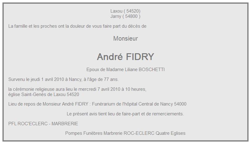 Image Annonce nécrologique