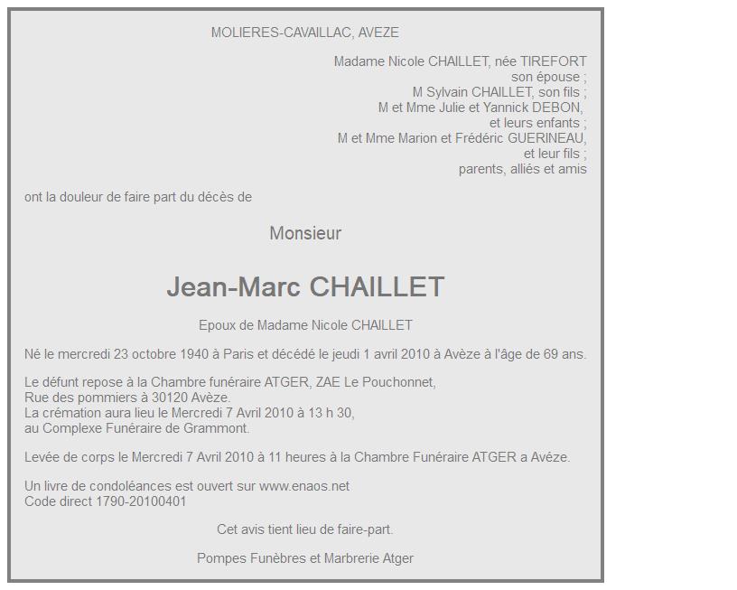 Image Annonce nécrologique