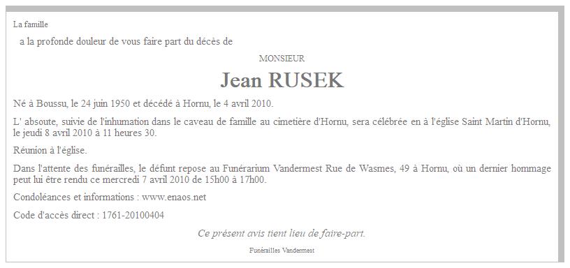 Image Annonce nécrologique
