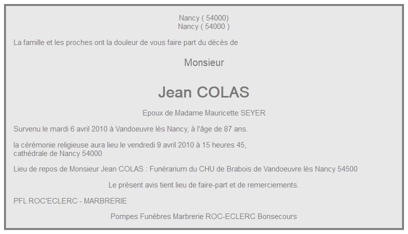 Image Annonce nécrologique