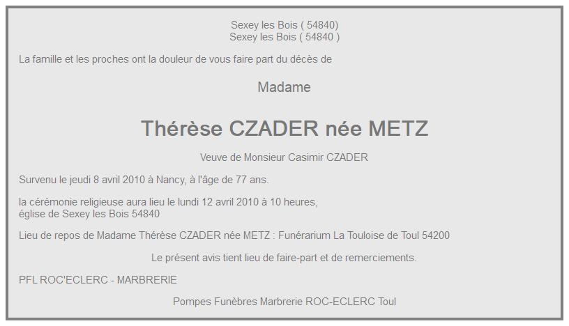 Image Annonce nécrologique