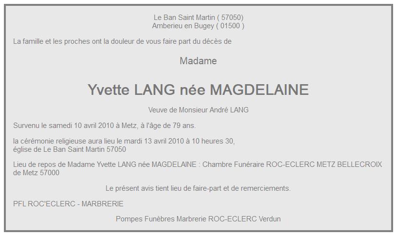 Image Annonce nécrologique