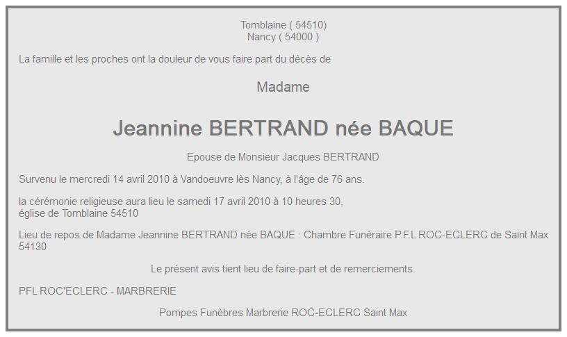 Image Annonce nécrologique