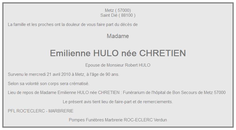 Image Annonce nécrologique