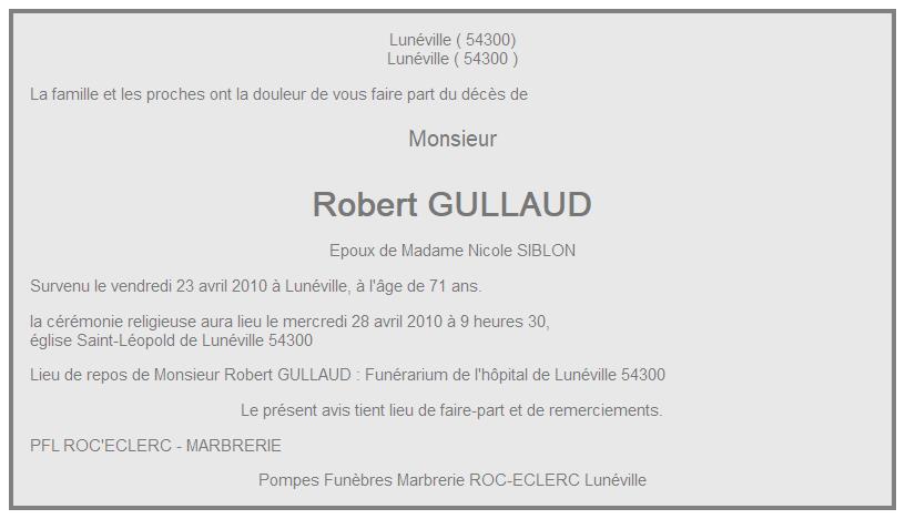 Image Annonce nécrologique