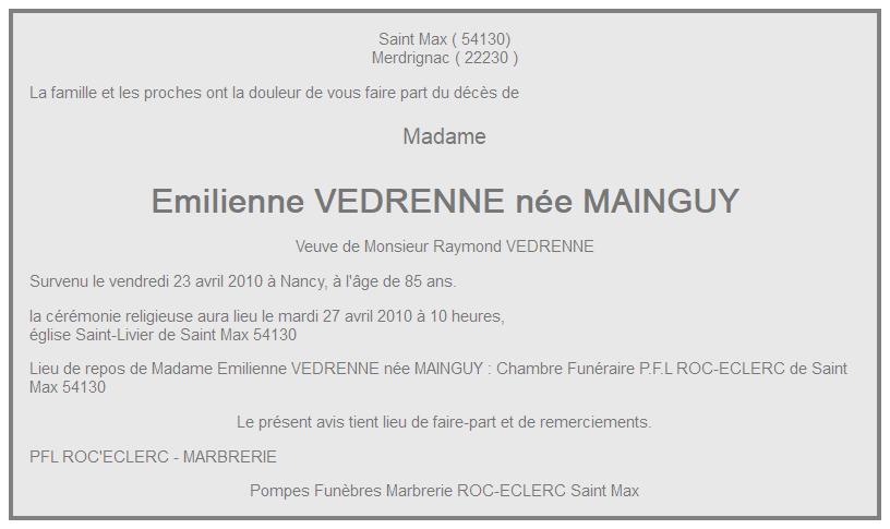 Image Annonce nécrologique