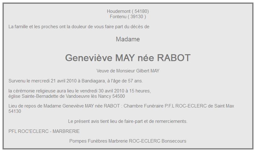 Image Annonce nécrologique