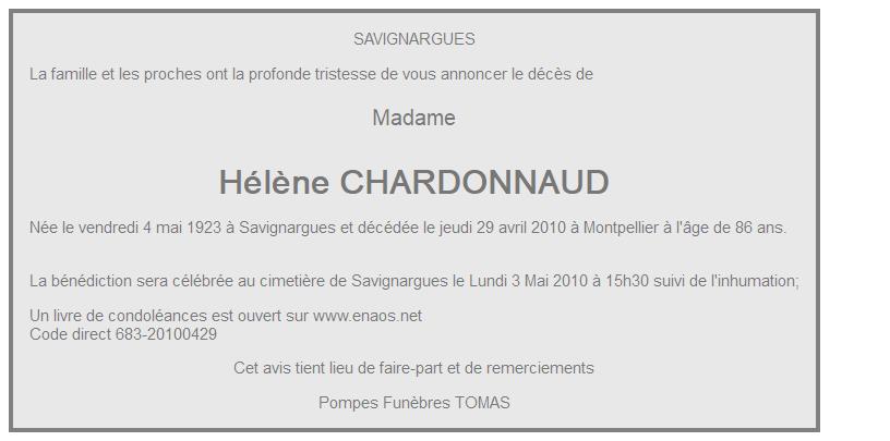 Image Annonce nécrologique