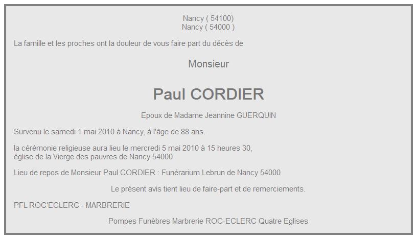 Image Annonce nécrologique