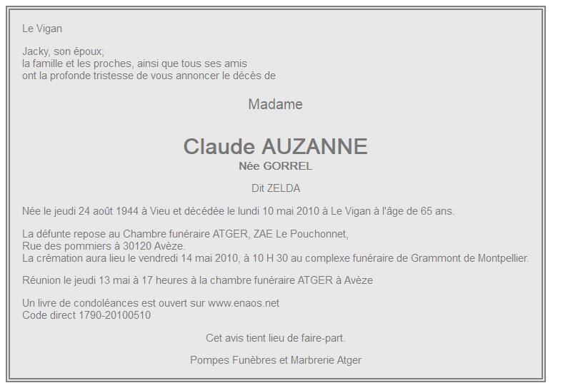 Image Annonce nécrologique