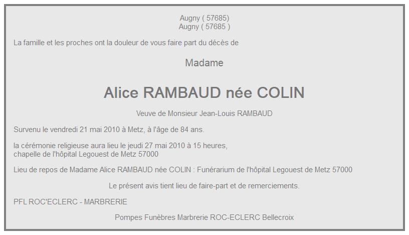 Image Annonce nécrologique