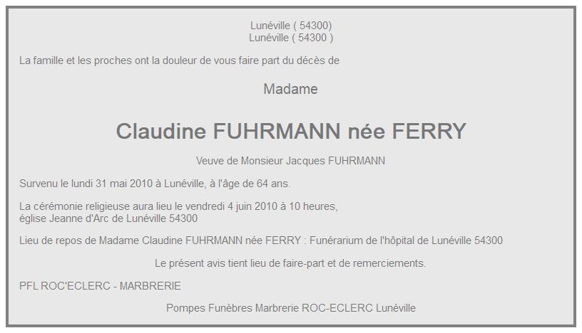 Image Annonce nécrologique