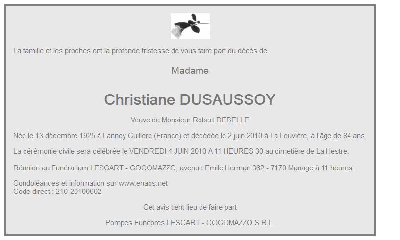 Image Annonce nécrologique