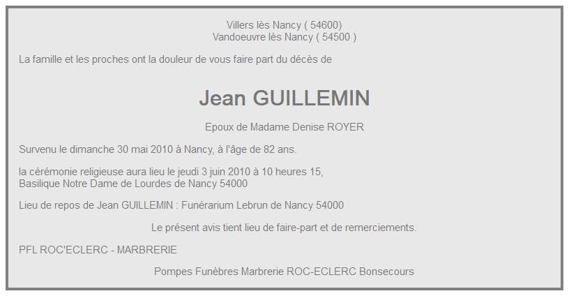 Image Annonce nécrologique