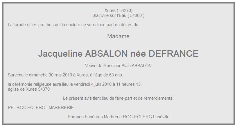 Image Annonce nécrologique