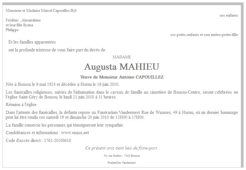 Image Annonce nécrologique