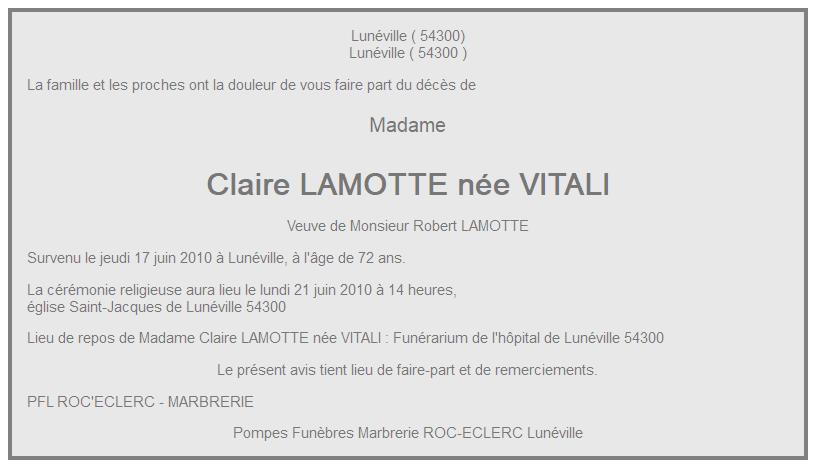 Image Annonce nécrologique