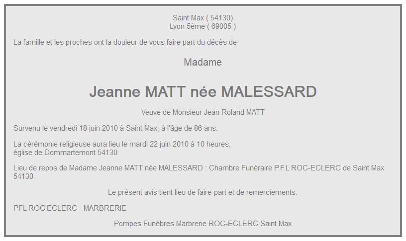 Image Annonce nécrologique