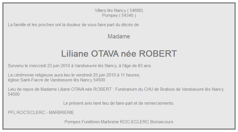 Image Annonce nécrologique