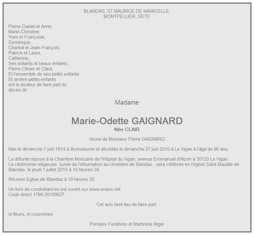 Image Annonce nécrologique