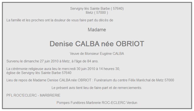 Image Annonce nécrologique
