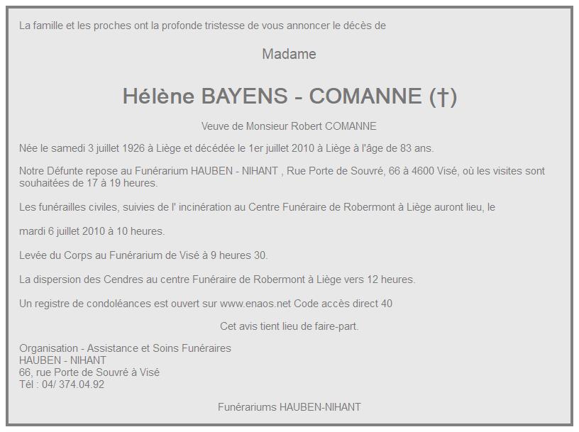 Image Annonce nécrologique