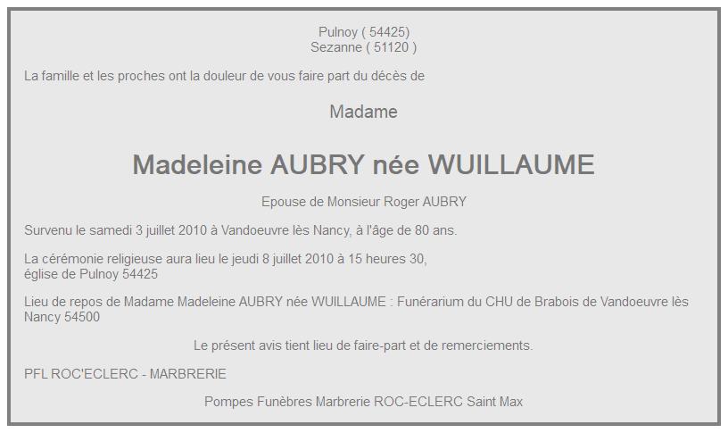 Image Annonce nécrologique